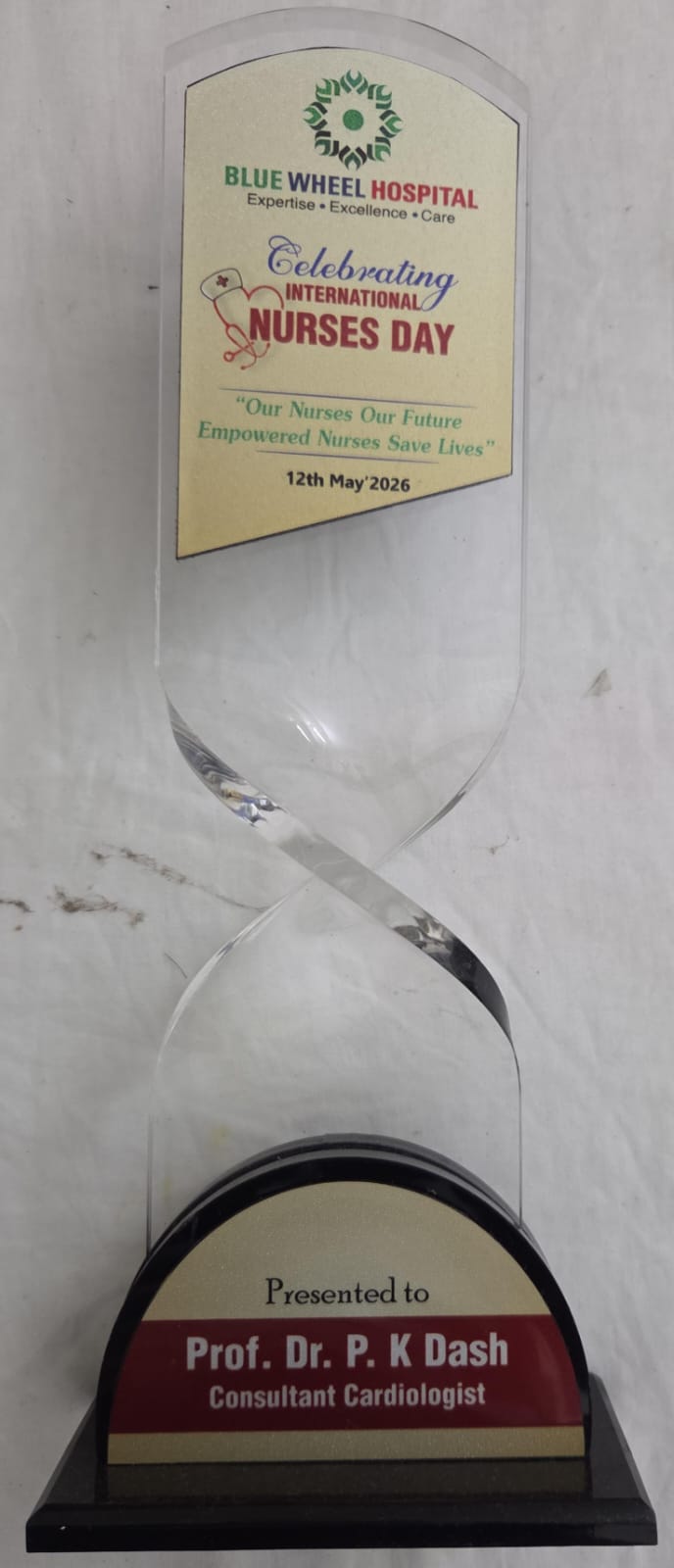 Award presented to Dr. P. K. Dash